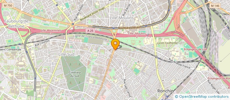 localisation de l'entreprise IND VALLADE - SOUVANNAVONG  LILLE