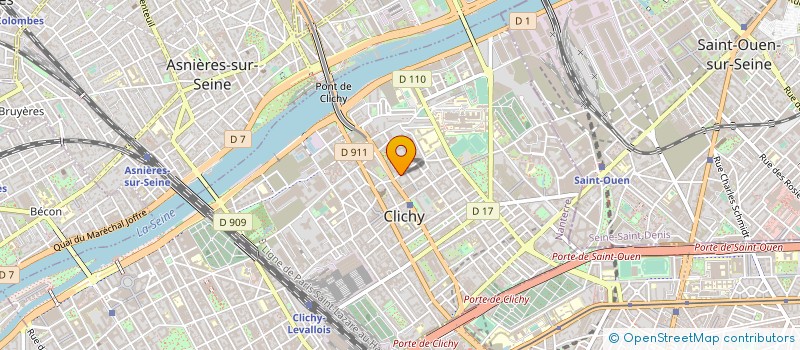localisation de l'entreprise IND. VANOY REP PAR MR CHATRAS à CLICHY