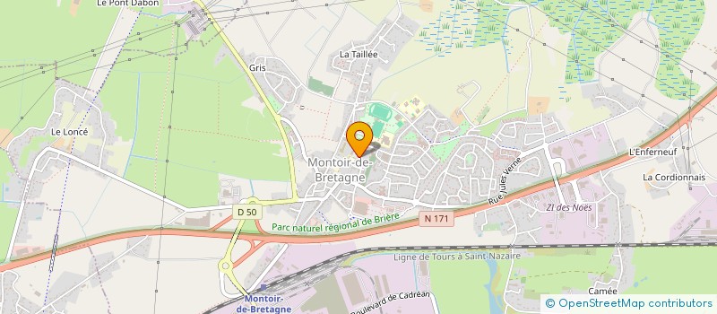 localisation de l'entreprise IND. VASSORT/GUENARD  MONTOIR-DE-BRETAGNE