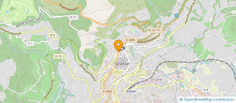 localisation de l'entreprise IND VEILLAS à GRASSE