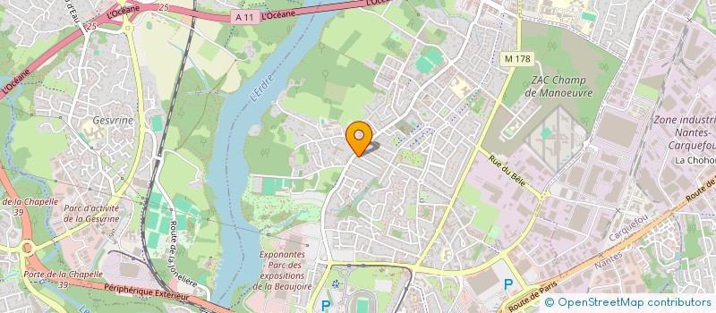 localisation de l'entreprise IND VIJOUX BROUARD à NANTES