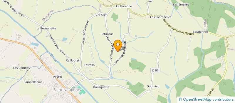 localisation de l'entreprise IND. VILLANI ANGELE ET RECCHIA NICOLA  SAINT-NAUPHARY