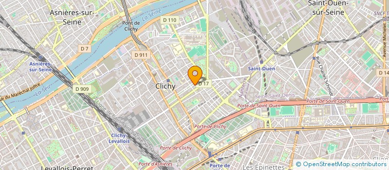 localisation de l'entreprise IND VINCENT NELLO REP PAR SA CABINET à CLICHY