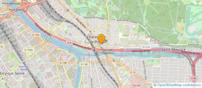 localisation de l'entreprise IND. VIOLLET LE DUC HENRIQUET  CHARENTON-LE-PONT