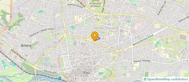 localisation de l'entreprise IND WAINER à PAU