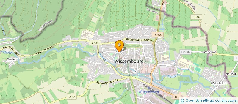 localisation de l'entreprise IND WELLHOFER-FIEBER  WISSEMBOURG