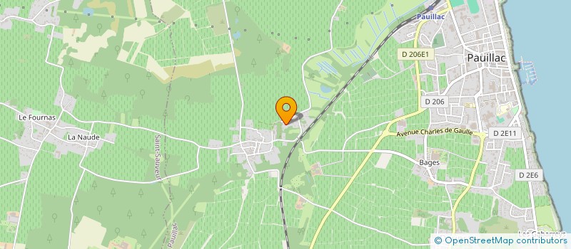 localisation de l'entreprise IND ZOUGA MAISONNAVE  PAUILLAC