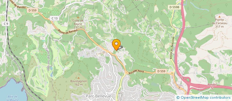 localisation de l'entreprise INDA AGENCY  BANDOL