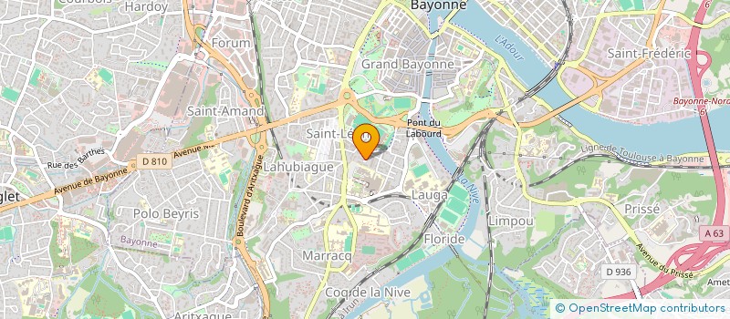 localisation de l'entreprise INDABURU-SAPHY à BAYONNE