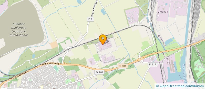 localisation de l'entreprise INDACHLOR à LOON-PLAGE