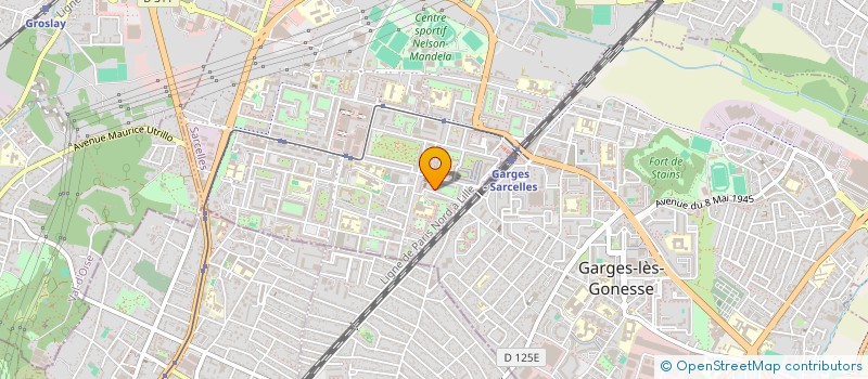 localisation de l'entreprise INDAGAME à SARCELLES