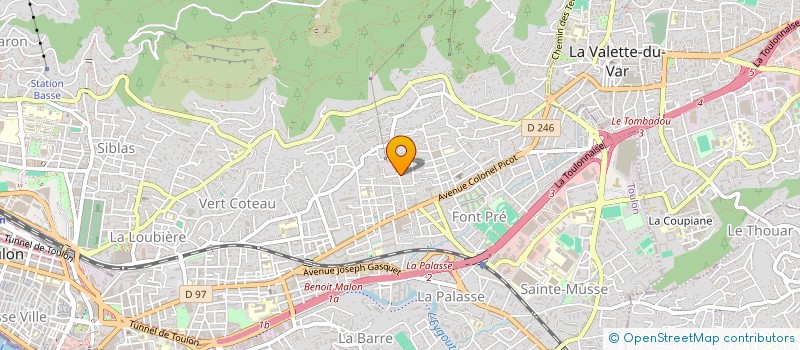 localisation de l'entreprise INDAH EVENTS  TOULON