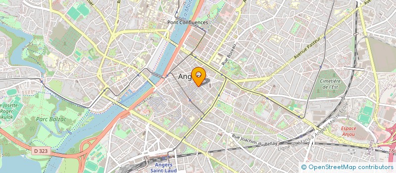 localisation de l'entreprise INDALIVE à ANGERS
