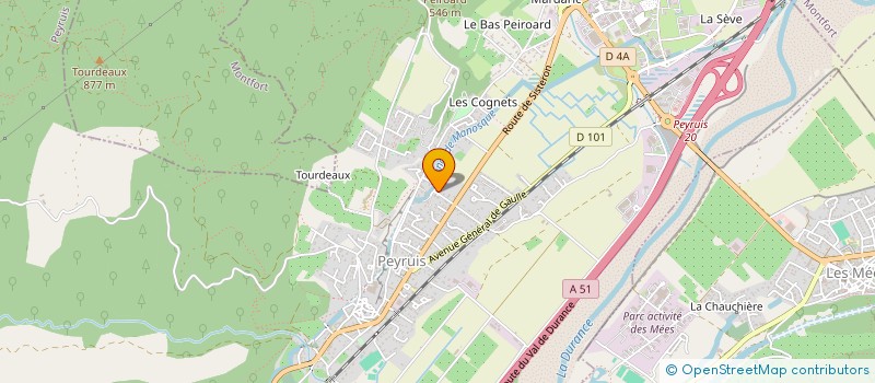 localisation de l'entreprise INDALO  PEYRUIS