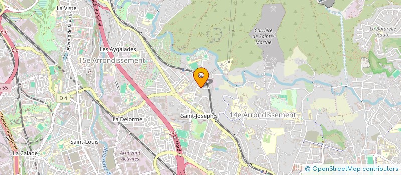 localisation de l'entreprise INDALO à SAINT-MAXIMIN-LA-SAINTE-BAUME