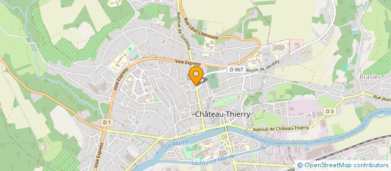 localisation de l'entreprise INDALO EVENEMENTS à CHATEAU-THIERRY