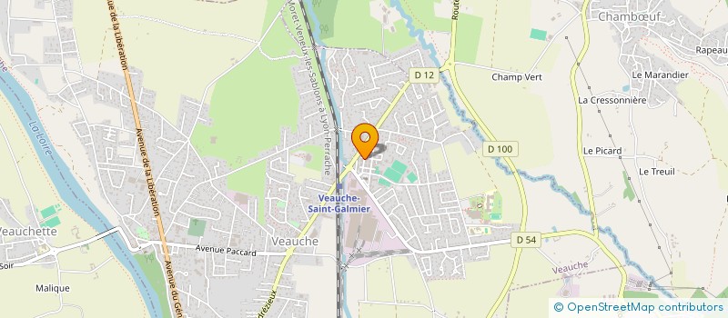 localisation de l'entreprise INDAMO  VEAUCHE