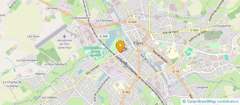 localisation de l'entreprise INDANA à FLERS