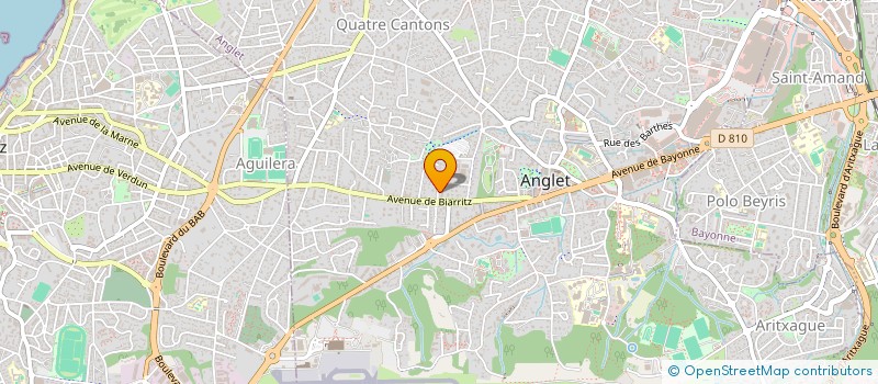 localisation de l'entreprise INDAR BAT à ANGLET