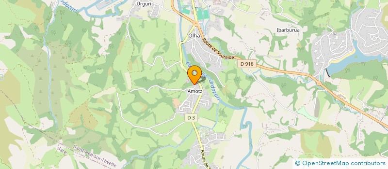 localisation de l'entreprise INDAR ETA BIXKOR  SAINT-PEE-SUR-NIVELLE