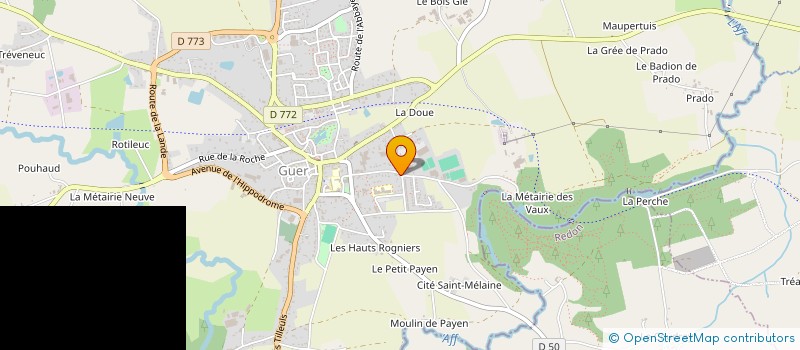 localisation de l'entreprise INDARRA  GUER