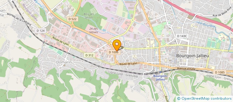 localisation de l'entreprise INDAS EURL à BOURGOIN-JALLIEU