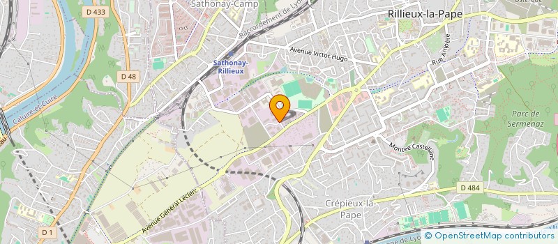 localisation de l'entreprise INDASA FRANCE à RILLIEUX-LA-PAPE