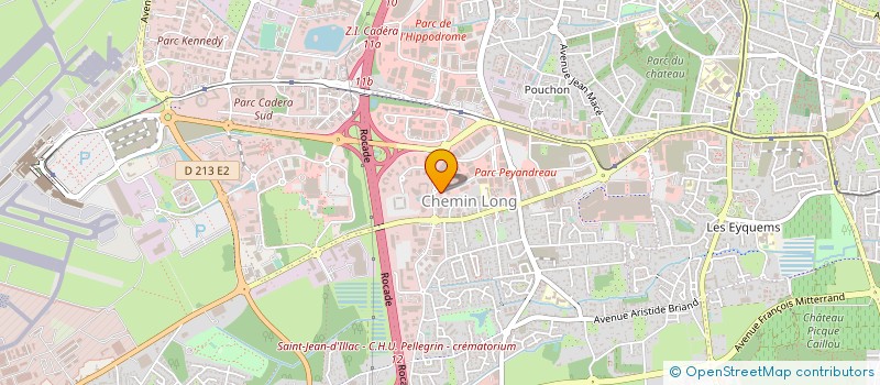 localisation de l'entreprise INDC-INSTALLATION NOUVELLE DU CONFORT  MERIGNAC