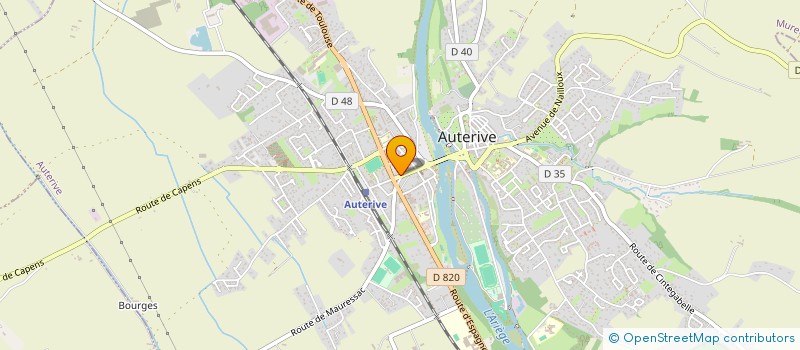 localisation de l'entreprise INDE SUSHI  AUTERIVE