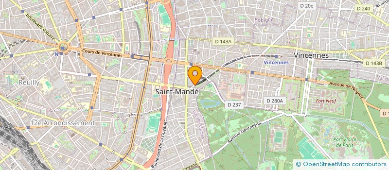 localisation de l'entreprise INDEBIO  SAINT-MANDE