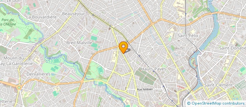 localisation de l'entreprise INDECENCE à NANTES