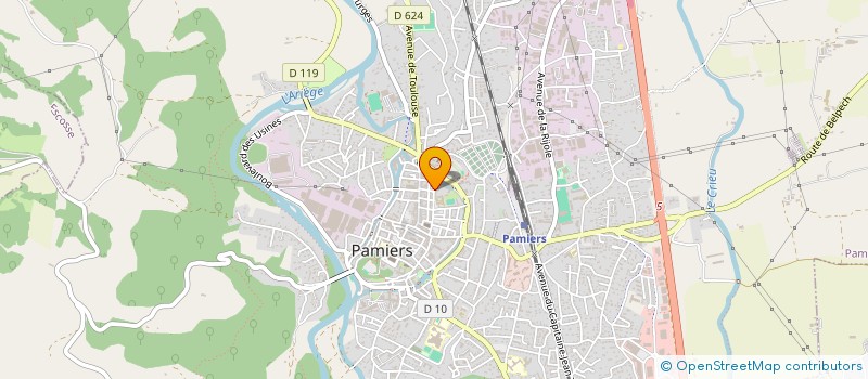 localisation de l'entreprise INDECOSA CGT à PAMIERS