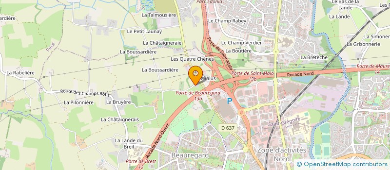 localisation de l'entreprise INDECOSS à RENNES