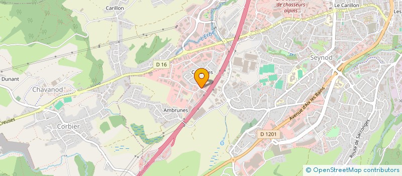 localisation de l'entreprise INDEEP ELECTRONIQUE à ANNECY