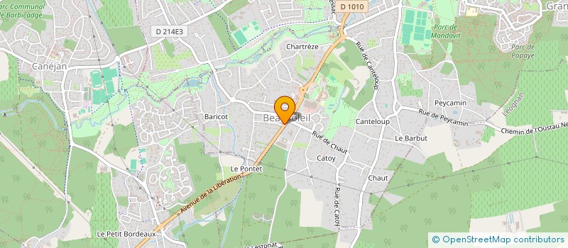 localisation de l'entreprise INDEGUY ET COMPAGNIE  GRADIGNAN