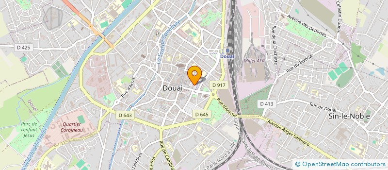 localisation de l'entreprise INDELEC MOBILITY à DOUAI