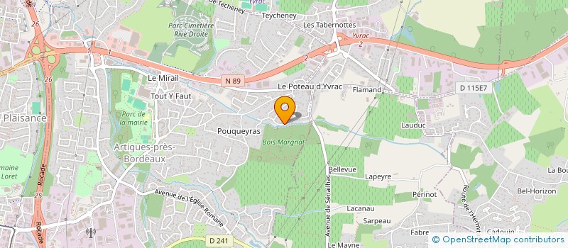 localisation de l'entreprise INDELEC SUD-OUEST  SALLEBUF