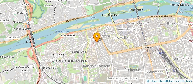 localisation de l'entreprise INDELOIRE  TOURS