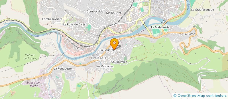 localisation de l'entreprise INDEMO SOLUTIONS  CREISSELS