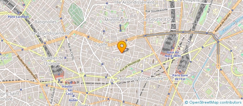 localisation de l'entreprise INDEPAND PERSONEL HOTEL RESTAU  PARIS