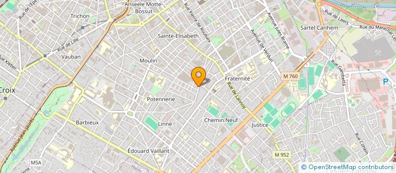 localisation de l'entreprise INDEPEN'DANSE  ROUBAIX