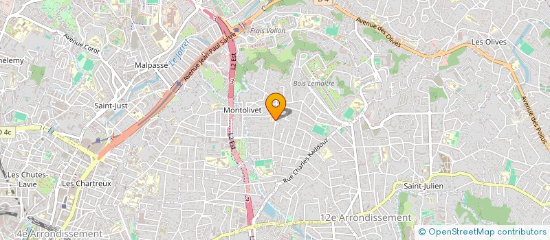 localisation de l'entreprise INDEPENDANTE DES PARENTS D ELEVES ECOLE PRIMAIRE MONTOLIVET à MARSEILLE