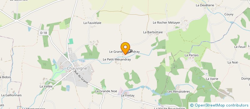 localisation de l'entreprise INDEPENDANTE SPORTIVE à CHAUVIGNE