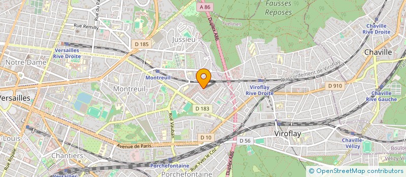 localisation de l'entreprise INDEPOD à VERSAILLES