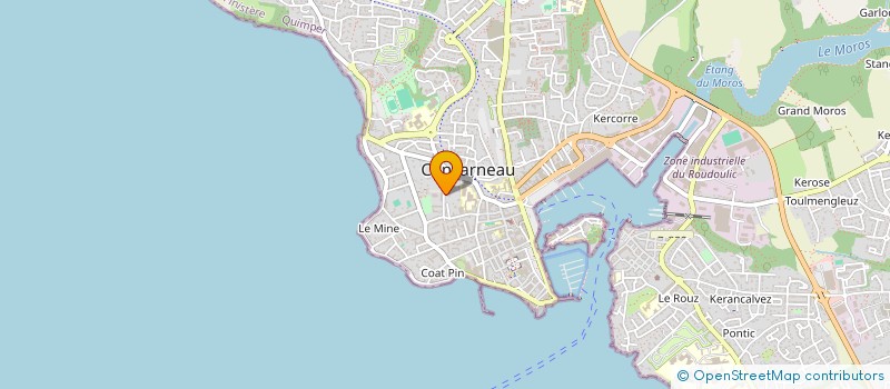 localisation de l'entreprise INDER à CONCARNEAU