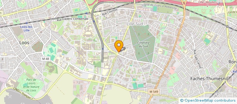 localisation de l'entreprise INDESS à LILLE