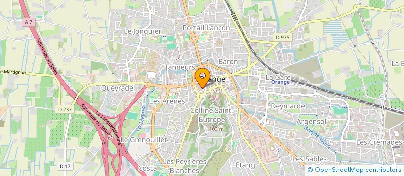 localisation de l'entreprise INDETRA  ORANGE