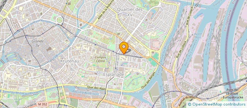 localisation de l'entreprise INDEX à STRASBOURG