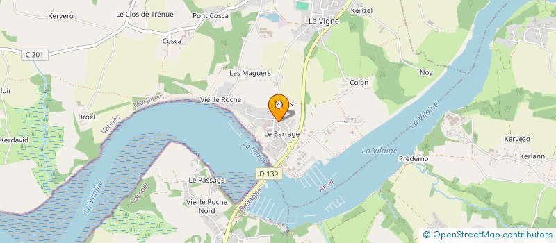 localisation de l'entreprise INDEX  ARZAL