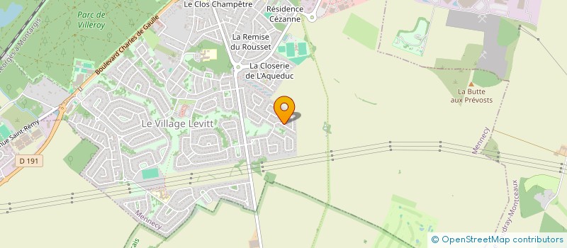 localisation de l'entreprise INDEX GENIE CIVIL à MENNECY